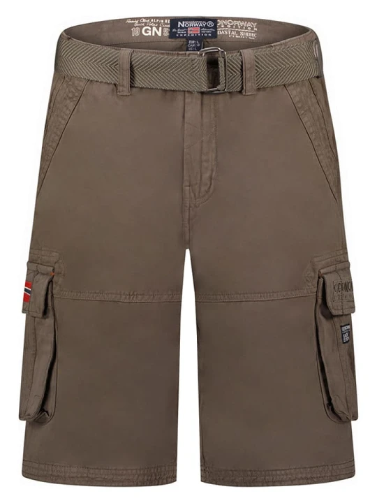 Zdjęcie produktu Geographical Norway Bermudy "Pionec" w kolorze antracytowym rozmiar: XXL