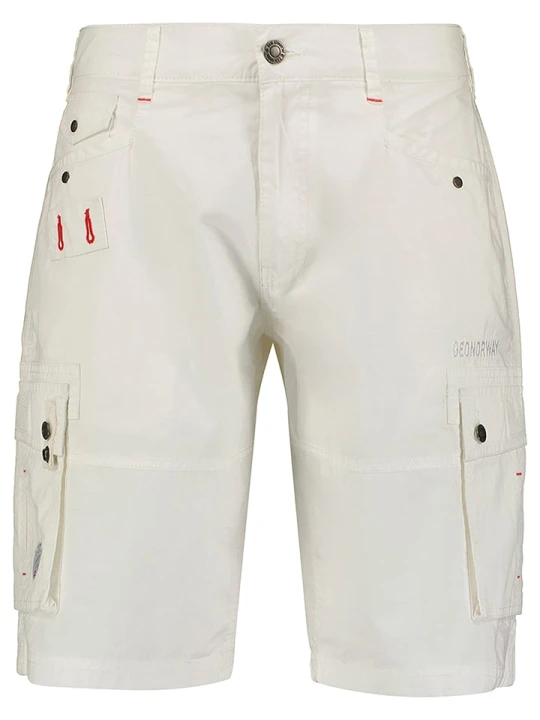 Zdjęcie produktu Geographical Norway Bermudy w kolorze białym rozmiar: S