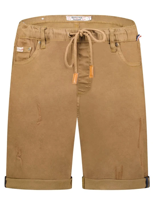 Zdjęcie produktu Geographical Norway Bermudy w kolorze jasnobrązowym rozmiar: XXL