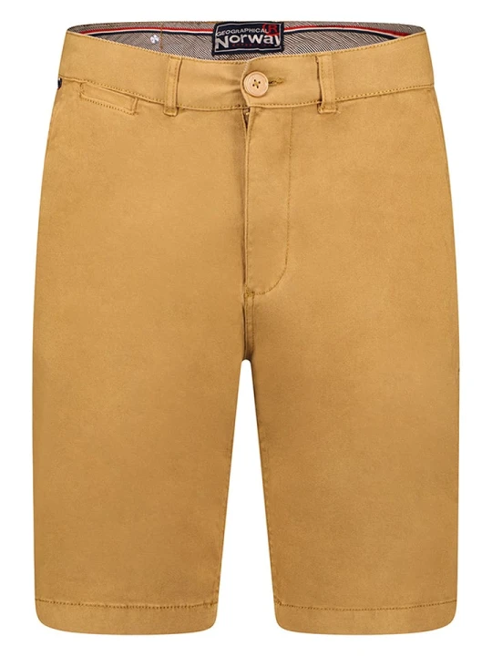 Zdjęcie produktu Geographical Norway Bermudy w kolorze jasnobrązowym rozmiar: S