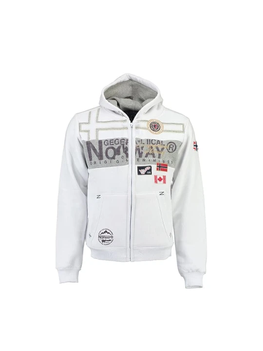 Zdjęcie produktu Geographical Norway Bluza "Garadock" w kolorze białym rozmiar: 152