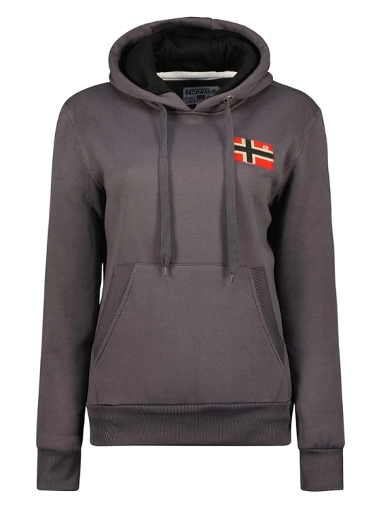 Zdjęcie produktu Geographical Norway Bluza "Genifer" w kolorze ciemnoszarym rozmiar: M
