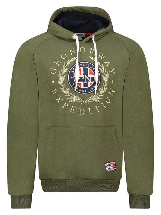 Zdjęcie produktu Geographical Norway Bluza "Giger" w kolorze khaki rozmiar: L