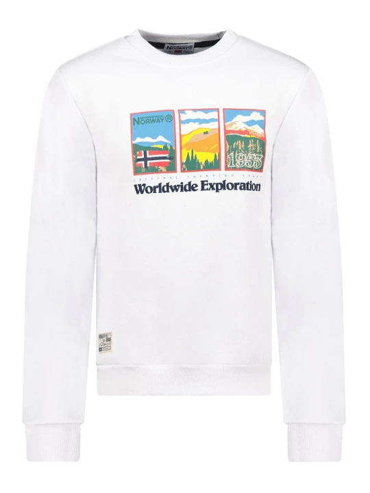 Zdjęcie produktu Geographical Norway Bluza "Giriver" w kolorze białym rozmiar: L