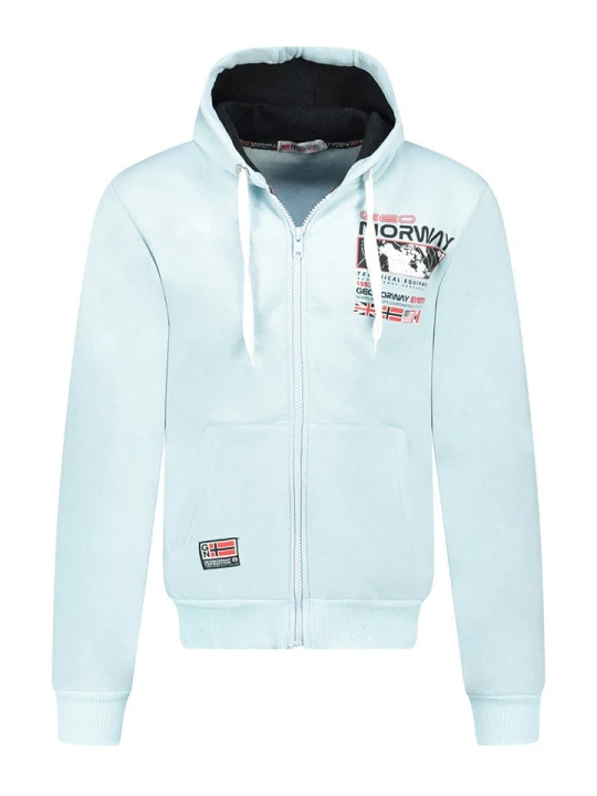 Zdjęcie produktu Geographical Norway Bluza "Golme" w kolorze błękitnym rozmiar: S