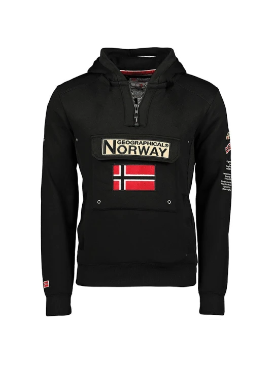 Zdjęcie produktu Geographical Norway Bluza "Gymclass" w kolorze czarnym rozmiar: 128