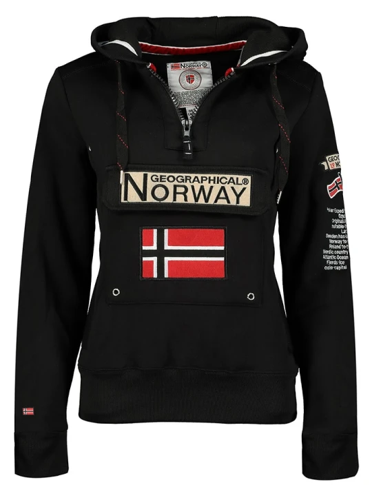 Zdjęcie produktu Geographical Norway Bluza "Gymclass" w kolorze czarnym rozmiar: XXL