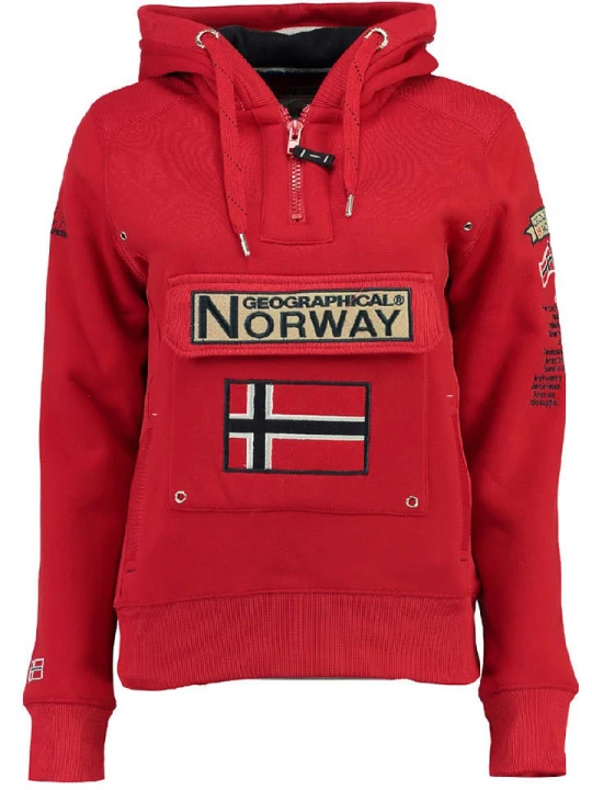 Zdjęcie produktu Geographical Norway Bluza "Gymclass" w kolorze czerwonym rozmiar: XXL