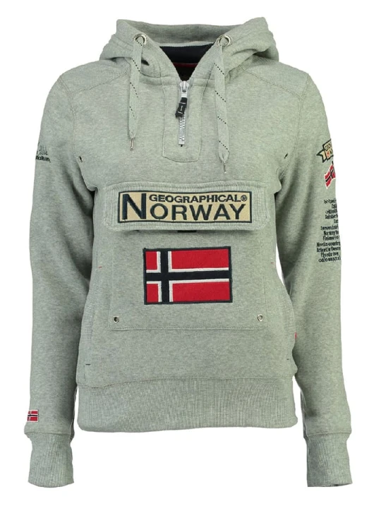 Zdjęcie produktu Geographical Norway Bluza "Gymclass" w kolorze szarym rozmiar: XL