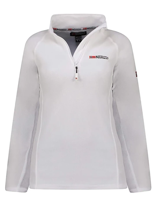 Zdjęcie produktu Geographical Norway Bluza polarowa "Tug" w kolorze białym rozmiar: XXL