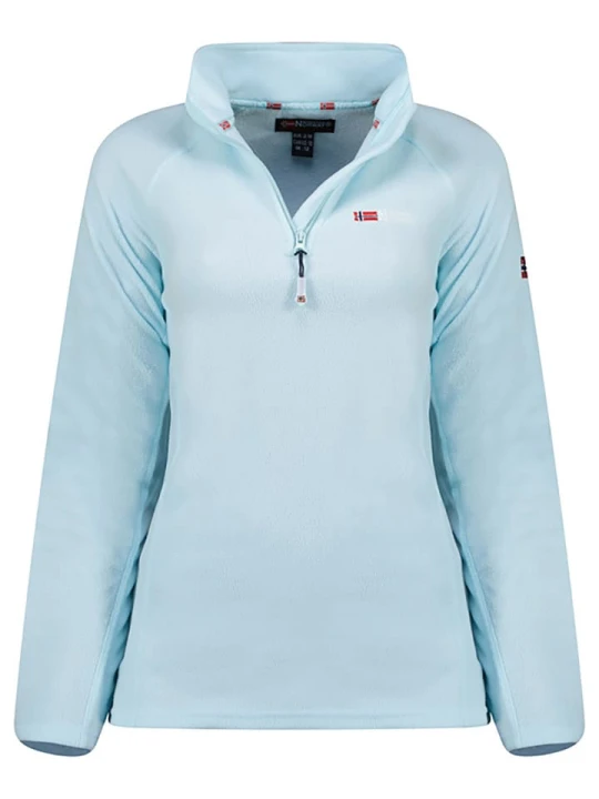 Zdjęcie produktu Geographical Norway Bluza polarowa "Tug" w kolorze błękitnym rozmiar: S