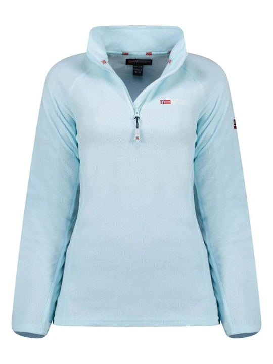 Zdjęcie produktu Geographical Norway Bluza polarowa "Tug" w kolorze błękitnym rozmiar: XXL