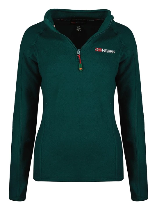 Zdjęcie produktu Geographical Norway Bluza polarowa "Tug" w kolorze ciemnozielonym rozmiar: XXL