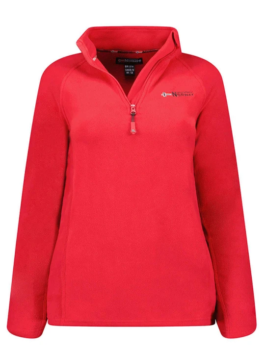 Zdjęcie produktu Geographical Norway Bluza polarowa "Tug" w kolorze czerwonym rozmiar: M