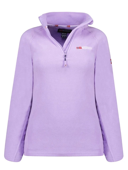 Zdjęcie produktu Geographical Norway Bluza polarowa "Tug" w kolorze fioletowym rozmiar: L