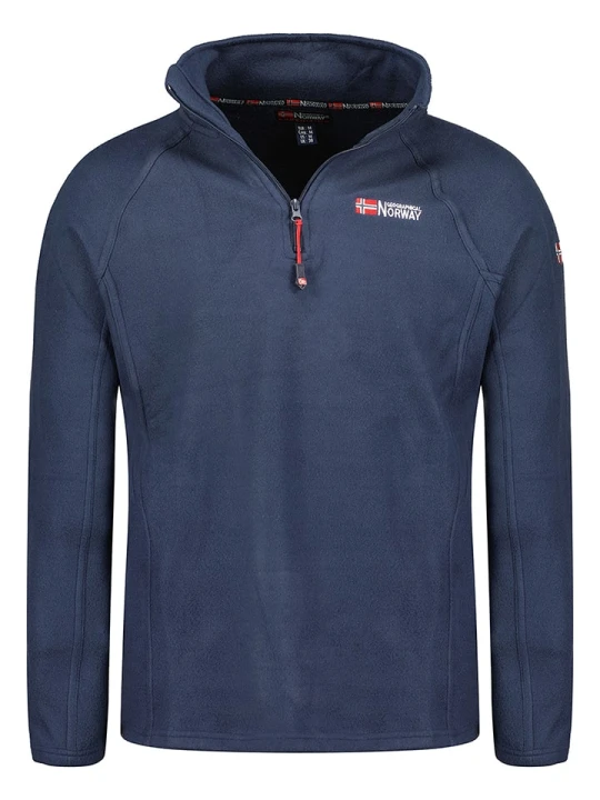 Zdjęcie produktu Geographical Norway Bluza polarowa "Tug" w kolorze granatowym rozmiar: 3XL