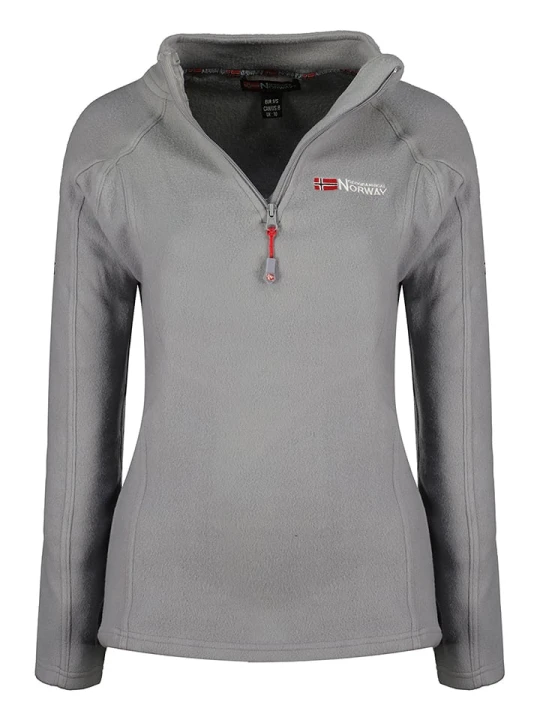 Zdjęcie produktu Geographical Norway Bluza polarowa "Tug" w kolorze jasnoszarym rozmiar: M