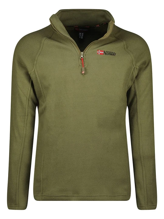 Zdjęcie produktu Geographical Norway Bluza polarowa "Tug" w kolorze oliwkowym rozmiar: 3XL