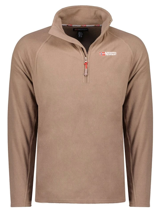 Zdjęcie produktu Geographical Norway Bluza polarowa "Tug" w kolorze szarobrązowym rozmiar: L