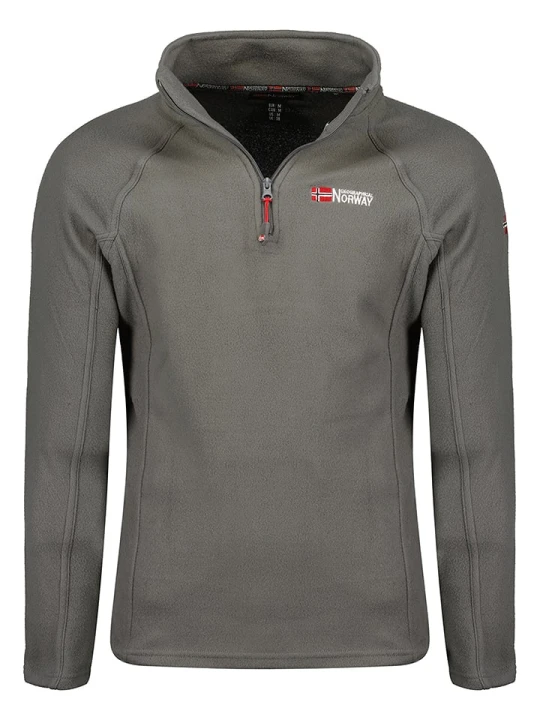Zdjęcie produktu Geographical Norway Bluza polarowa "Tug" w kolorze szarym rozmiar: XXL