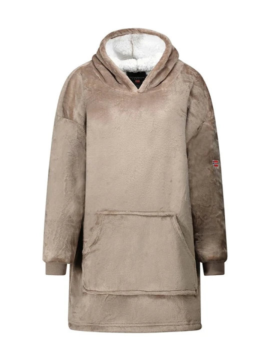 Zdjęcie produktu Geographical Norway Bluza polarowa "Uddy" w kolorze szarobrązowym rozmiar: M