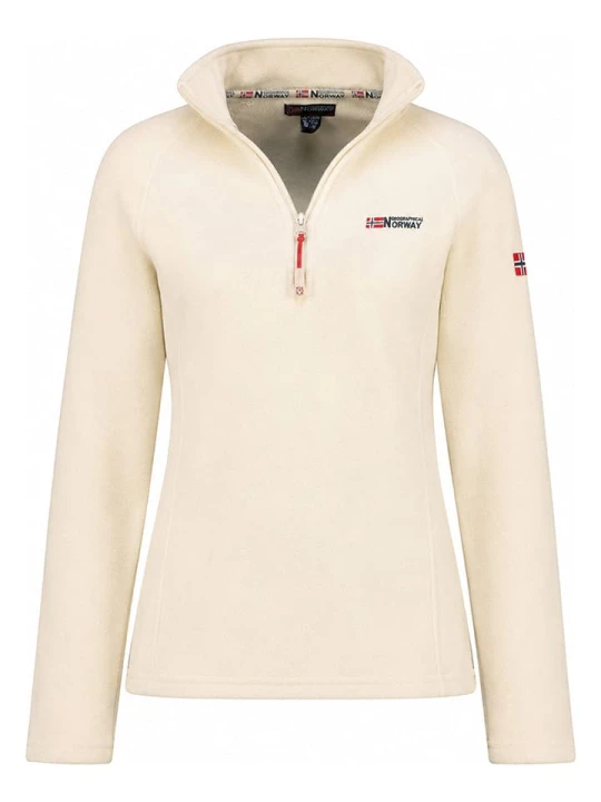 Zdjęcie produktu Geographical Norway Bluza polarowa w kolorze beżowo-kremowym rozmiar: XL