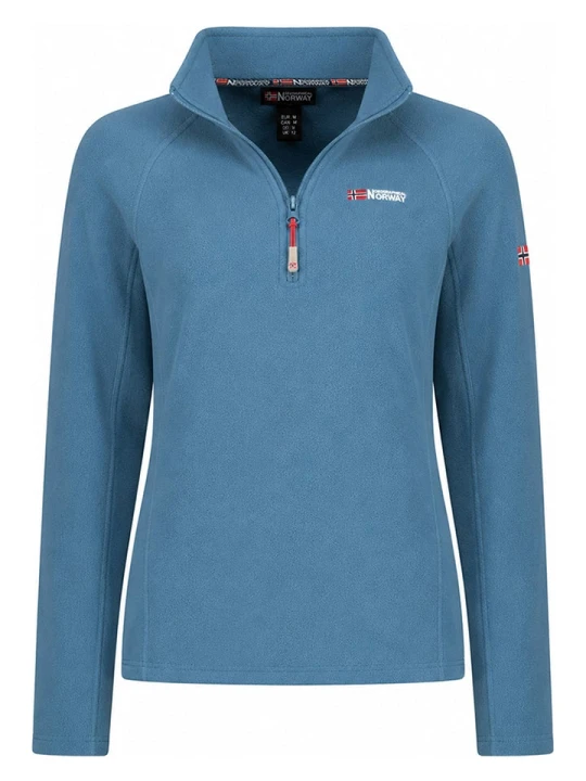 Zdjęcie produktu Geographical Norway Bluza polarowa w kolorze niebieskim rozmiar: M