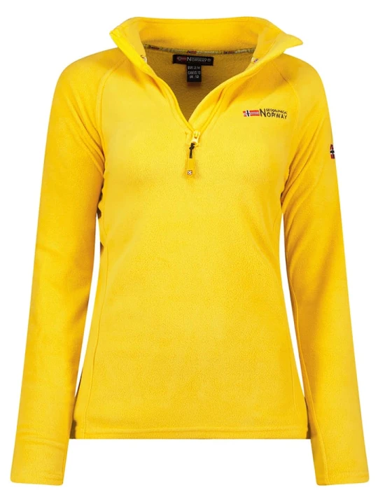 Zdjęcie produktu Geographical Norway Bluza polarowa w kolorze żółtym rozmiar: XL