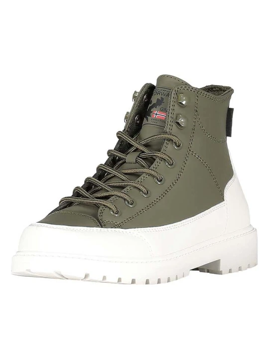 Zdjęcie produktu Geographical Norway Botki "Opallad" w kolorze khaki rozmiar: 39