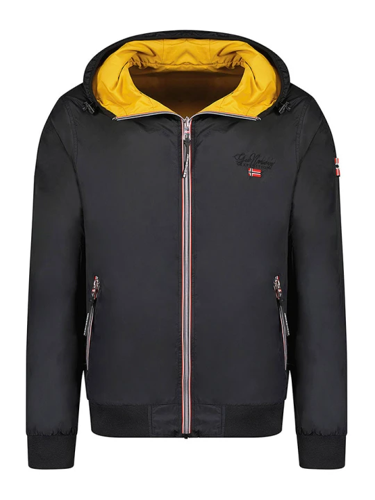 Zdjęcie produktu Geographical Norway Dwustronna kurtka przejściowa "Arrivial" w kolorze żółto-czarnym rozmiar: S