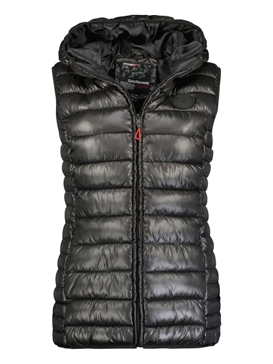 Zdjęcie produktu Geographical Norway Kamizelka pikowana "Annecy" w kolorze czarnym rozmiar: 140