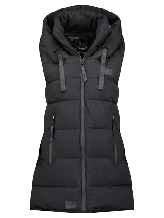 Zdjęcie produktu Geographical Norway Kamizelka pikowana "Dolbar" w kolorze czarnym rozmiar: XXL
