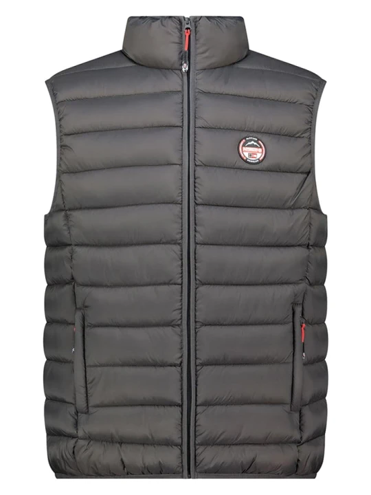 Zdjęcie produktu Geographical Norway Kamizelka pikowana "Vamigo" w kolorze antracytowym rozmiar: S