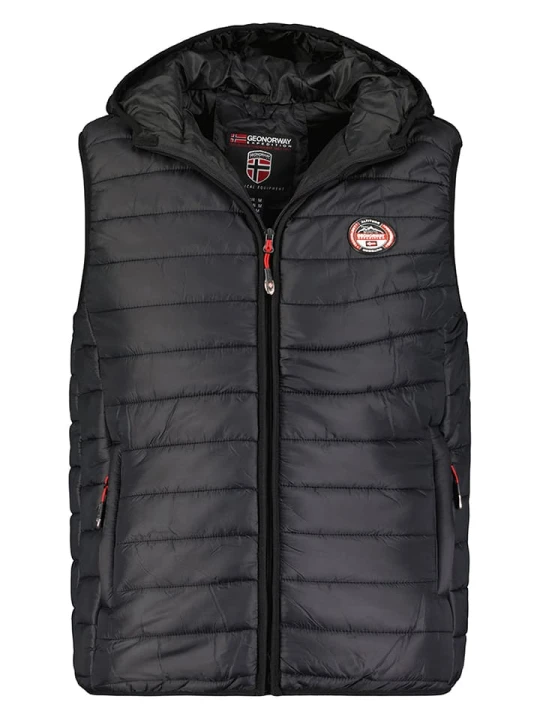 Zdjęcie produktu Geographical Norway Kamizelka pikowana "Vamigo" w kolorze czarnym rozmiar: 128