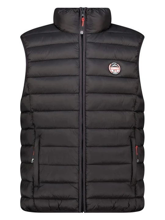 Zdjęcie produktu Geographical Norway Kamizelka pikowana "Vamigo" w kolorze czarnym rozmiar: S