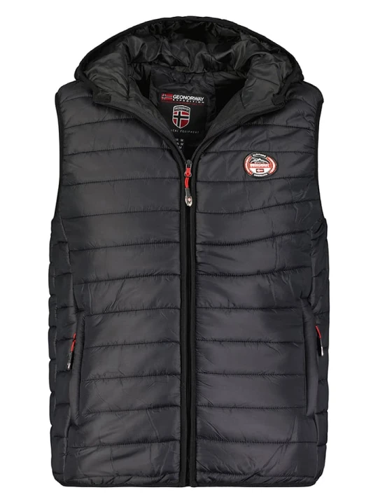 Zdjęcie produktu Geographical Norway Kamizelka pikowana "Vamigo" w kolorze czarnym rozmiar: 3XL