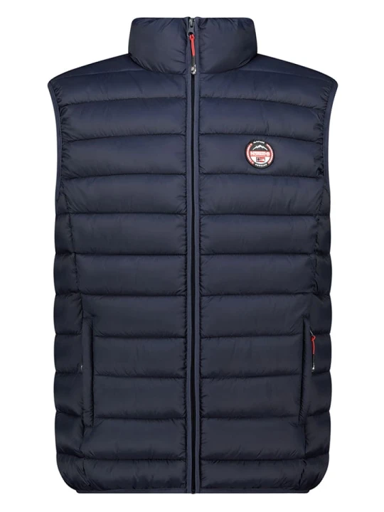 Zdjęcie produktu Geographical Norway Kamizelka pikowana "Vamigo" w kolorze granatowym rozmiar: S