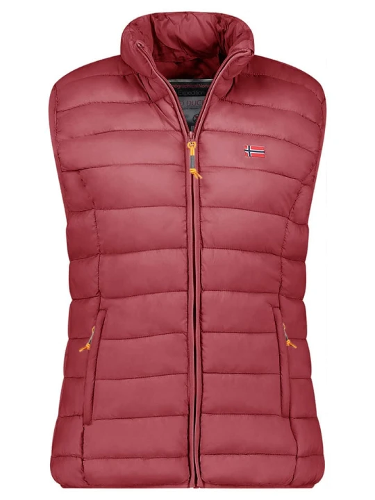 Zdjęcie produktu Geographical Norway Kamizelka pikowana "Vatikolor" w kolorze ciemnofioletowym rozmiar: M