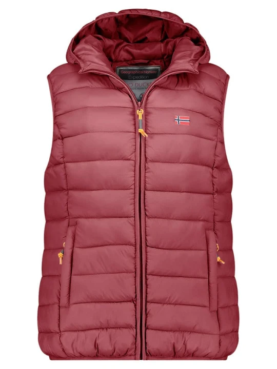 Zdjęcie produktu Geographical Norway Kamizelka pikowana "Vatikolor" w kolorze ciemnofioletowym rozmiar: L