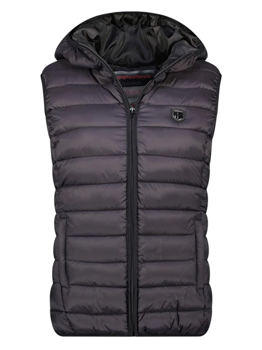 Zdjęcie produktu Geographical Norway Kamizelka pikowana "Vatikolor" w kolorze czarnym rozmiar: XXL