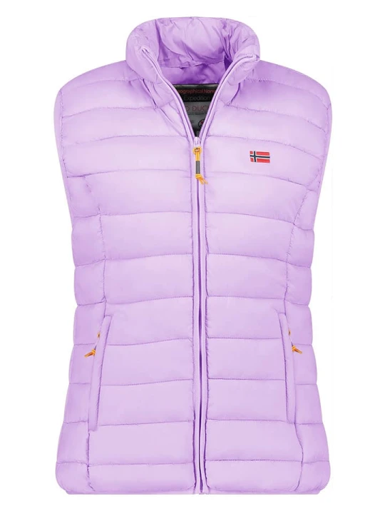 Zdjęcie produktu Geographical Norway Kamizelka pikowana "Vatikolor" w kolorze fioletowym rozmiar: XXL