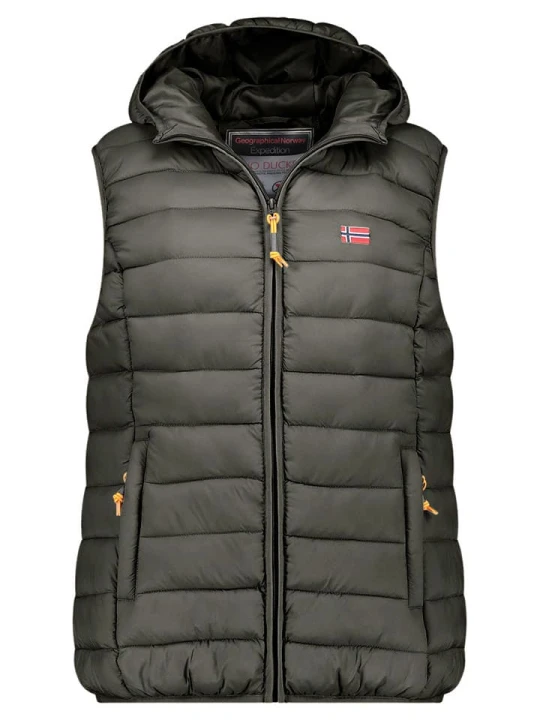 Zdjęcie produktu Geographical Norway Kamizelka pikowana "Vatikolor" w kolorze khaki rozmiar: M