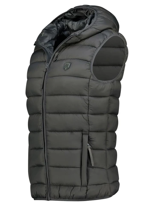 Zdjęcie produktu Geographical Norway Kamizelka pikowana "Vatikotal" w kolorze ciemnoszarym rozmiar: XL
