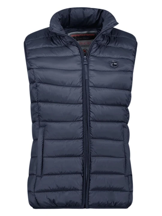 Zdjęcie produktu Geographical Norway Kamizelka pikowana "Vatikotal" w kolorze granatowym rozmiar: XXL