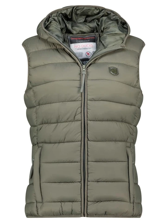 Zdjęcie produktu Geographical Norway Kamizelka pikowana "Vatikotal" w kolorze khaki rozmiar: XXL