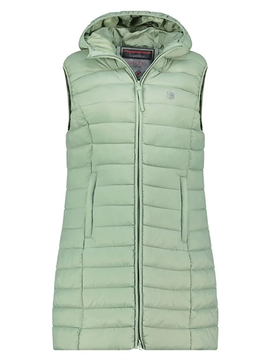 Zdjęcie produktu Geographical Norway Kamizelka pikowana "Vatikotal" w kolorze miętowym rozmiar: XXL