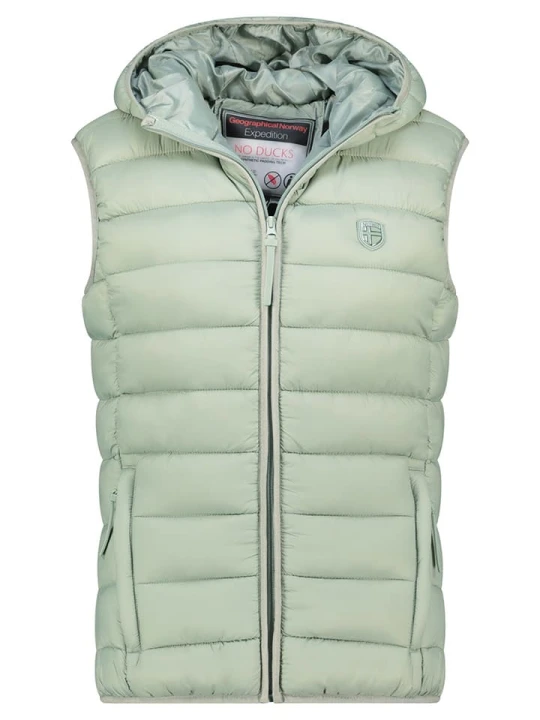 Zdjęcie produktu Geographical Norway Kamizelka pikowana "Vatikotal" w kolorze miętowym rozmiar: XXL