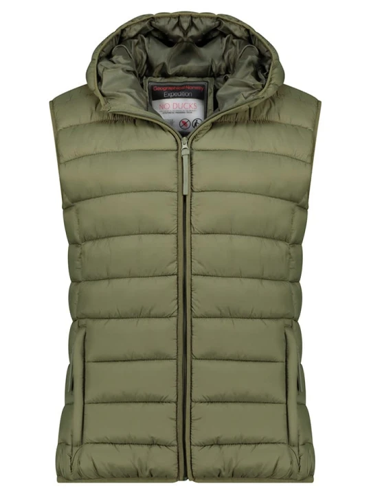 Zdjęcie produktu Geographical Norway Kamizelka pikowana "Vatikotal" w kolorze oliwkowym rozmiar: XXL