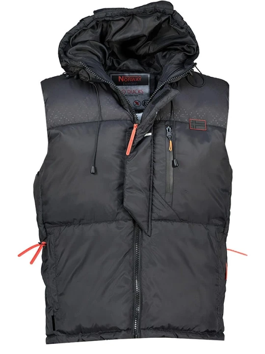 Zdjęcie produktu Geographical Norway Kamizelka pikowana "Vetincelle" w kolorze czarnym rozmiar: 3XL