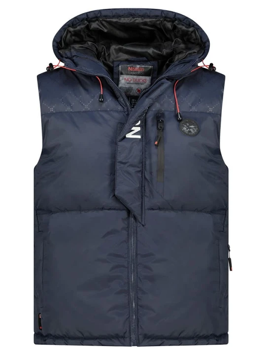 Zdjęcie produktu Geographical Norway Kamizelka pikowana "Vetincelle" w kolorze granatowym rozmiar: XL